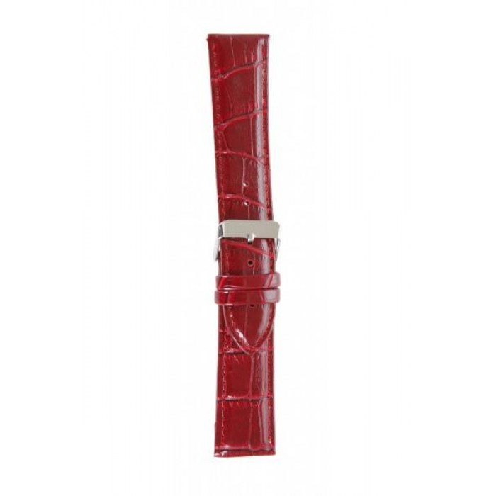 ΛΟΥΡΑΚΙ Δερμάτινο Κόκκινο Κροκό 22mm T-RED1260-22