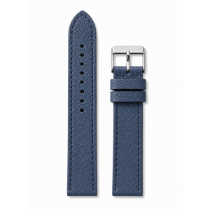 ΛΟΥΡΑΚΙ Σκούρο Μπλε Δερμάτινο Ρολογιού 18mm T-BLUE315TZ-18