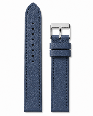 ΛΟΥΡΑΚΙ Σκούρο Μπλε Δερμάτινο Ρολογιού 18mm T-BLUE315TZ-18