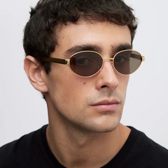 MELLER KARAM GOLD KAKAO - UV400 Polarised Sunglasses