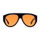 MELLER LIRA BLACK ORANGE - UV400 Polarised Sunglasses