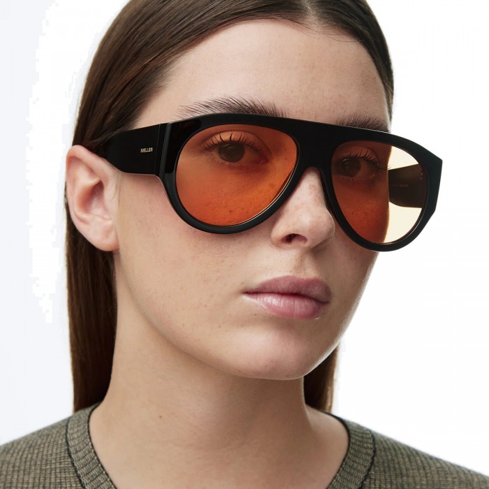 MELLER LIRA BLACK ORANGE - UV400 Polarised Sunglasses