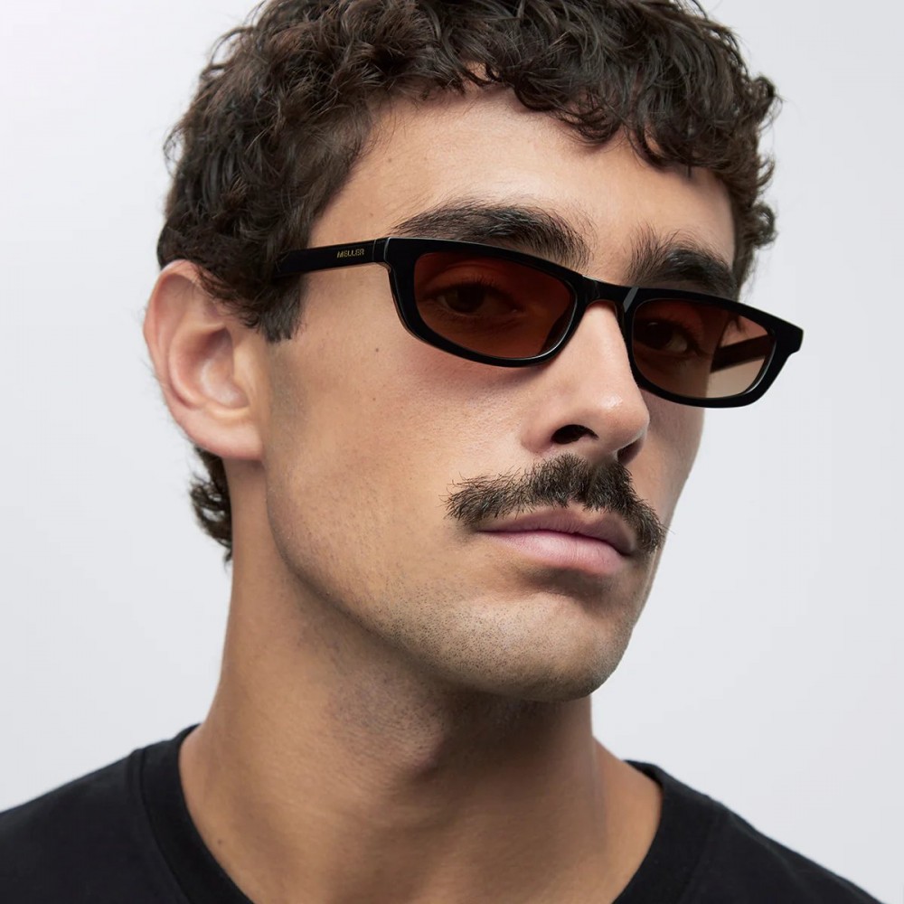 MELLER RAMI BLACK BROWN - UV400 Polarised Sunglasses