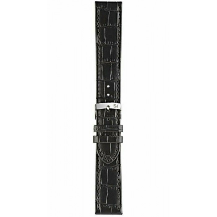 Morellato Juke Κροκό Λουρακι Μαύρο Δερμάτινο 18mm A01X4934A95019CR18