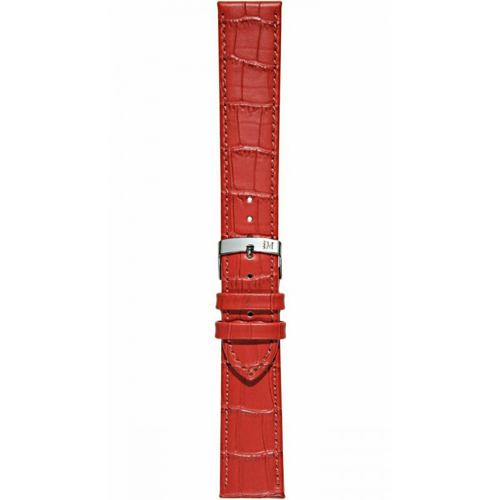 Morellato Juke Κροκό Λουρακι Κόκκινο Δερμάτινο 16mm A01X4934A95088CR16