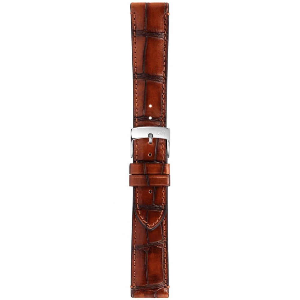 Morellato Tiepolo Λουρακι Καφέ Δερμάτινο Κρόκο 22mm A01X5534D40040CR22