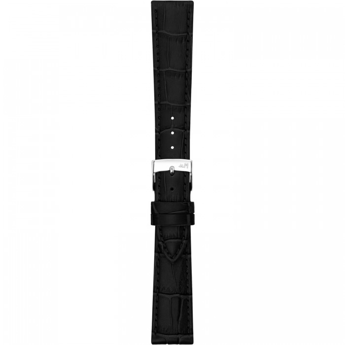 Morellato Bolle Λουρακι Μαύρο Δερμάτινο Κροκό 21mm A01X6079480019CR21
