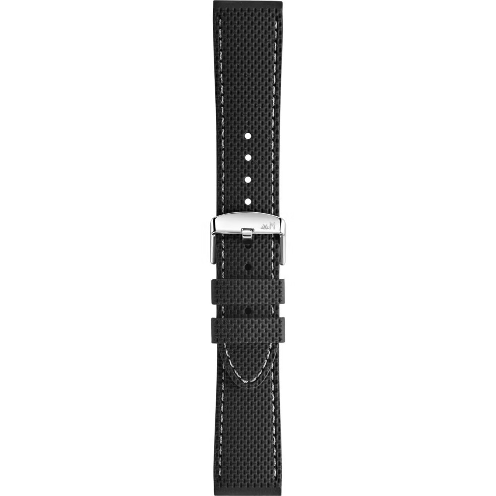 Morellato Livenza Λουρακι Μαύρο Σιλικόνης 24mm A01X5275187892CR24