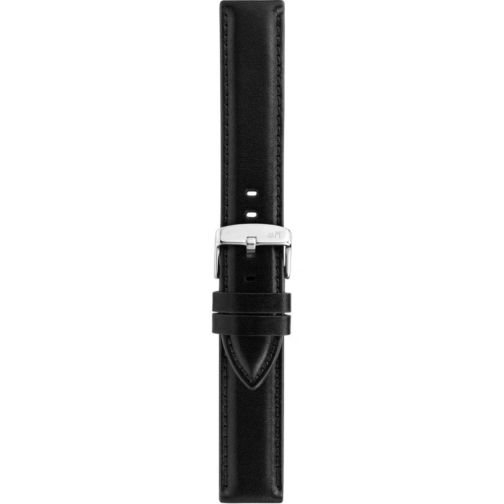 Morellato Street Λουρακι Μαύρο Δερμάτινο 18mm A01X4802C23019CR18