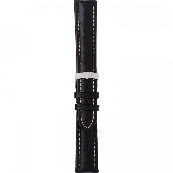 Morellato Plus Λουρακι Μαύρο Δερμάτινο 20mm A01X3252480019CR20
