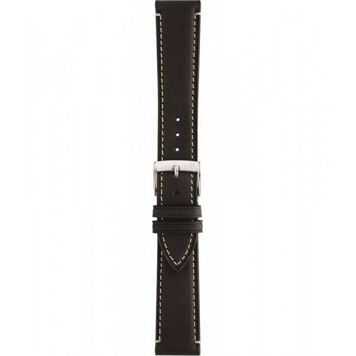 Morellato El Greco Λουρακι Μαύρο Δερμάτινο 22mm A01X5439B71019CR22