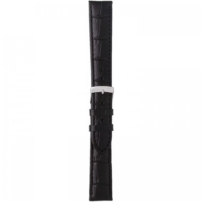Morellato Samba Λουρακι Μαύρο Δερμάτινο Κρόκο 18mm A01X2704656019CR14