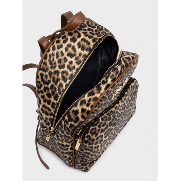 NOLAH Jordan Brown Leopard τσάντα πλάτης