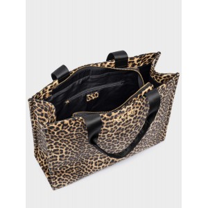NOLAH Leotote Brown Leopard Τσάντα ώμου/χιαστί