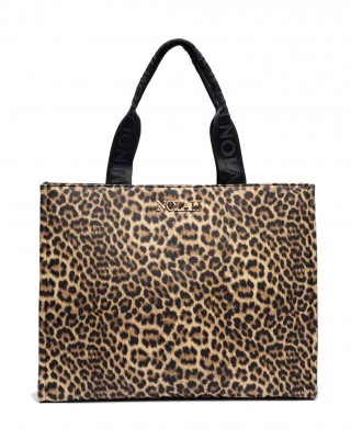 NOLAH Leotote Brown Leopard Τσάντα ώμου/χιαστί