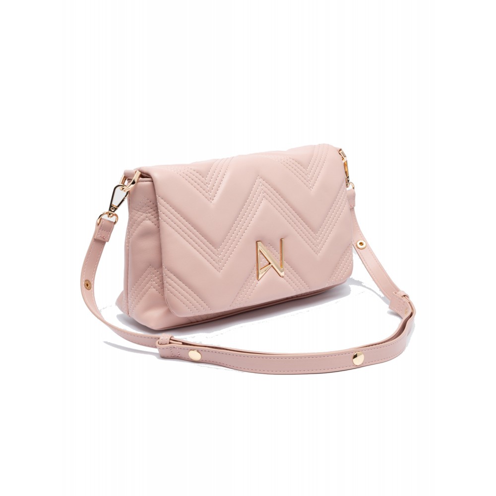 NOLAH Weaver Pastel Pink τσάντα ώμου/χιαστί