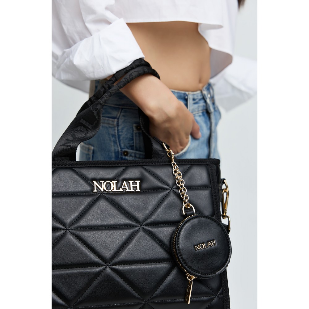 NOLAH Ryder Medium Black Τσάντα ώμου/χιαστί