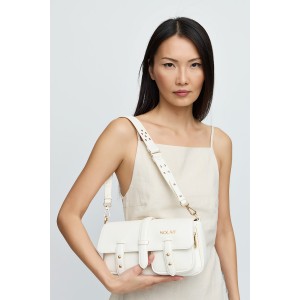 NOLAH Stephanie Cream Light Gold Τσάντα ώμου/χιαστί