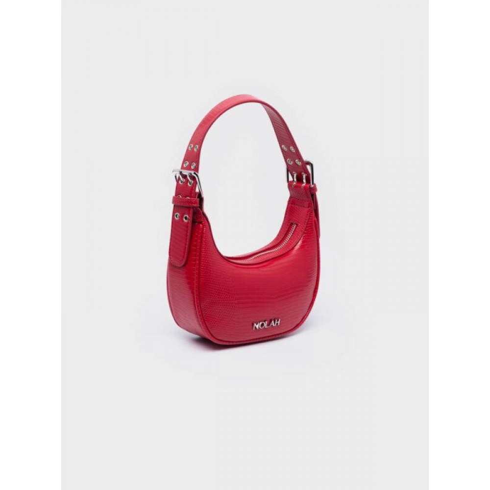 NOLAH Tiny Red Silver Τσάντα ώμου