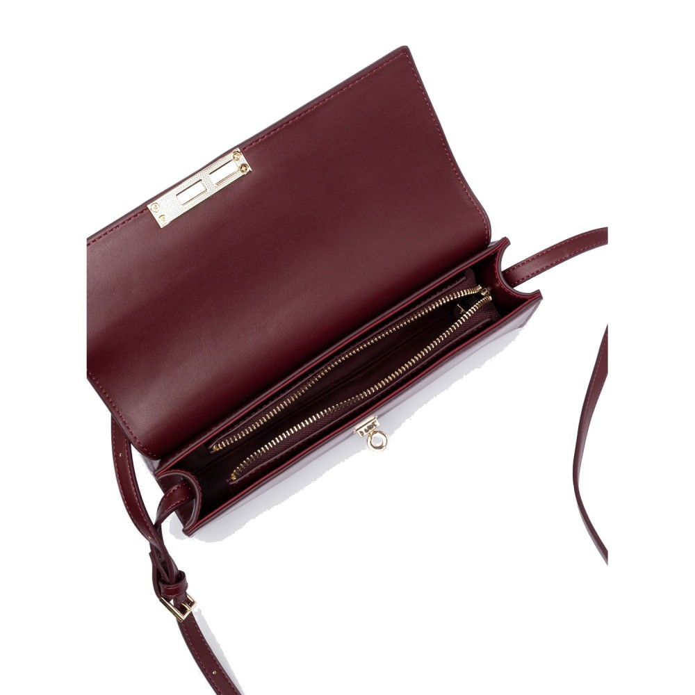 NOLAH Gabrielle Burgundy Gold Τσάντα ώμου/χιαστί