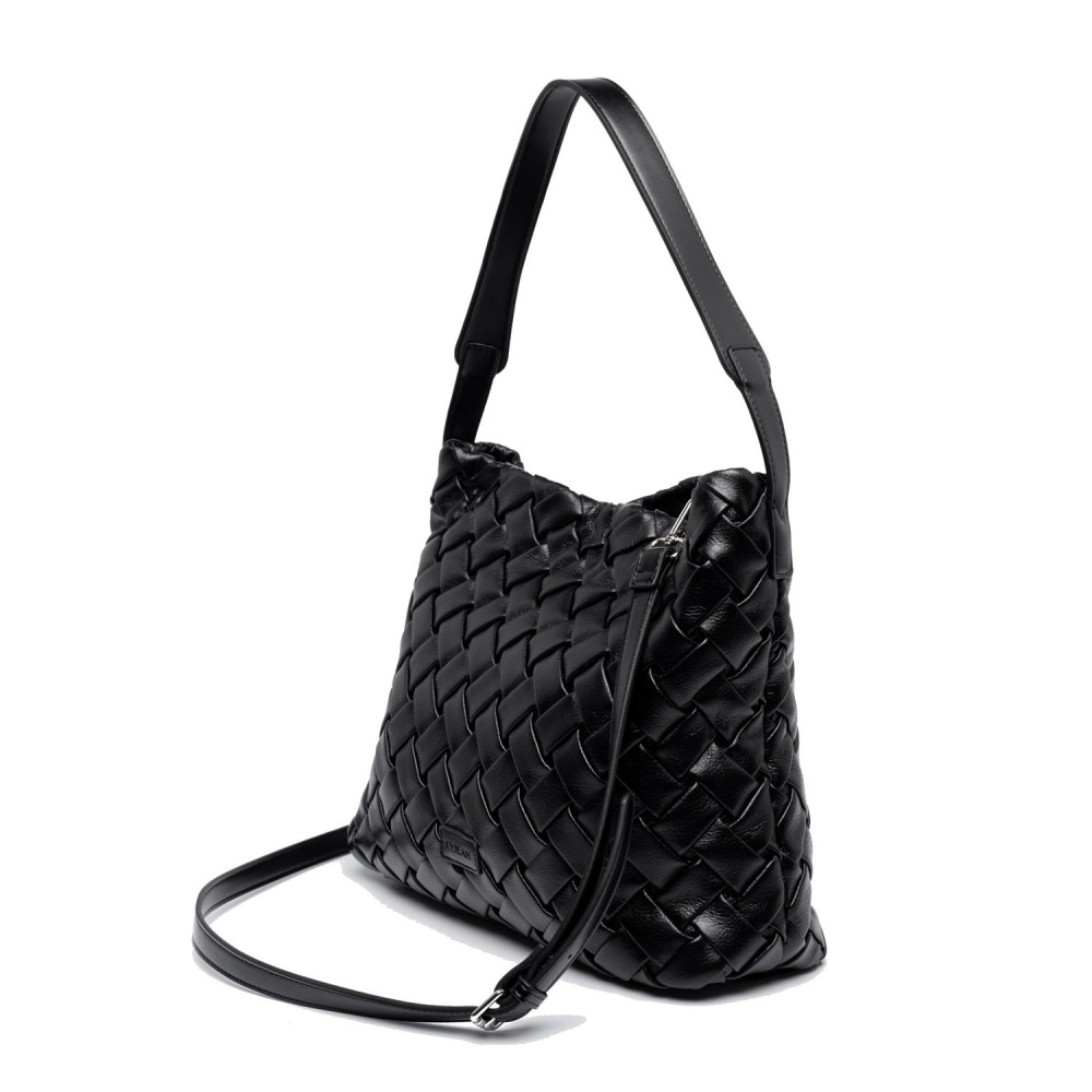 NOLAH Gemma Black Silver Τσάντα ώμου/χιαστί