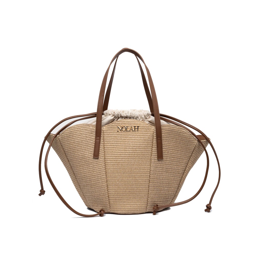 NOLAH Beach Oceania Beige Brown τσάντα ώμου