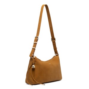 NOLAH Antoine Light Brown τσάντα ώμου 