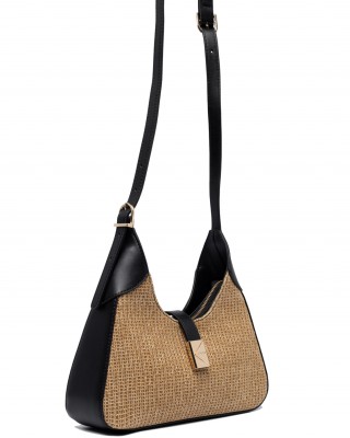 NOLAH Bondi Black τσάντα ώμου/χιαστί