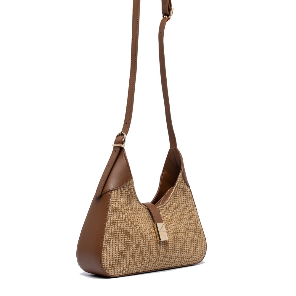 NOLAH Bondi Brown τσάντα ώμου/χιαστί