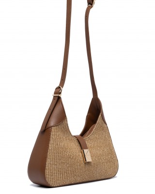 NOLAH Bondi Brown τσάντα ώμου/χιαστί
