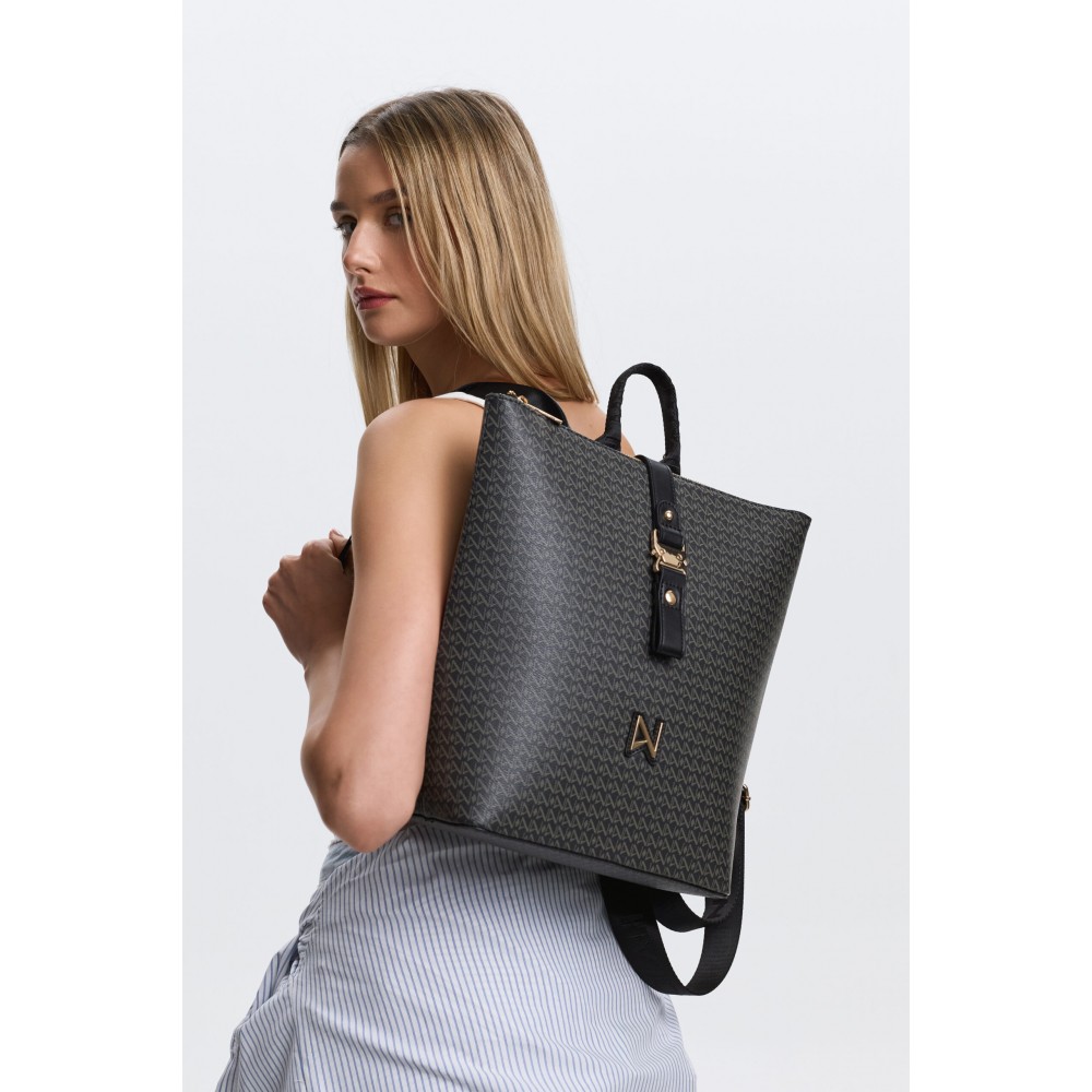 NOLAH Emil Black τσάντα πλάτης backpack