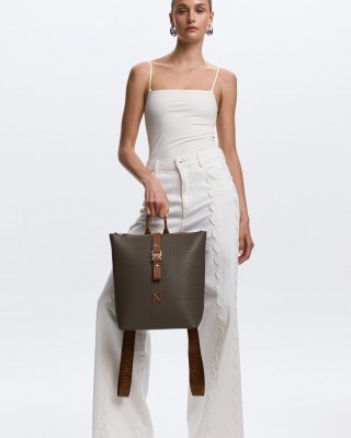 NOLAH Emil Brown τσάντα πλάτης backpack