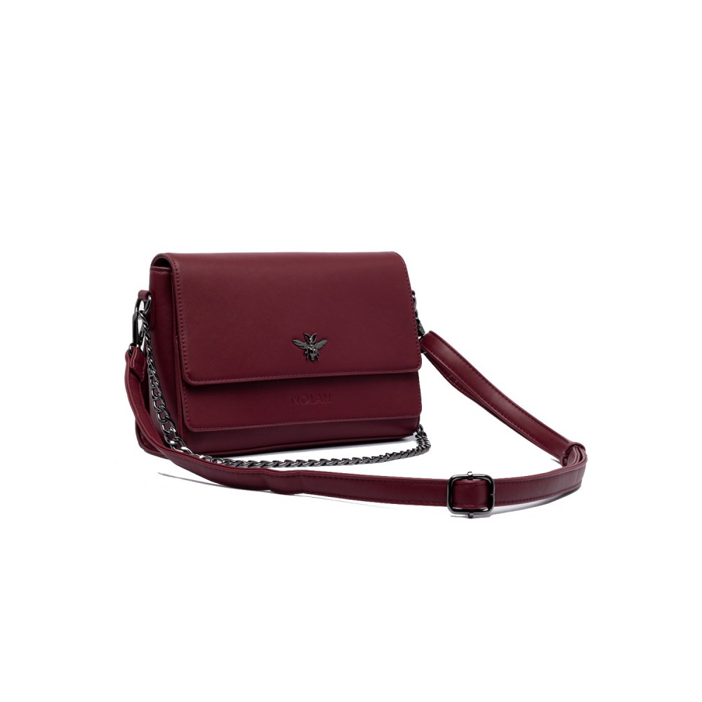 NOLAH Eva Burgundy τσάντα ώμου NOLAH Eva Burgundy τσάντα ώμου