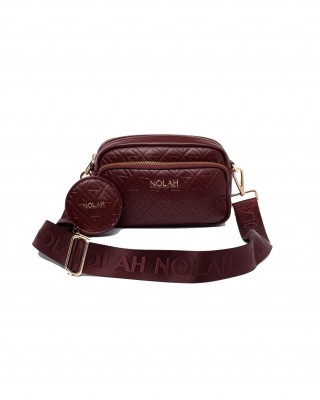 NOLAH Globe Burgundy τσάντα ώμου/χιαστί