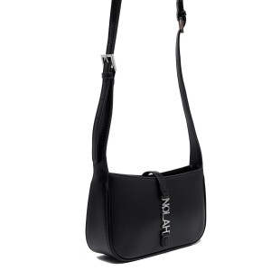 NOLAH Hailey Black Silver τσάντα ώμου/χιαστί NOLAH Hailey Black Silver τσάντα ώμου/χιαστί