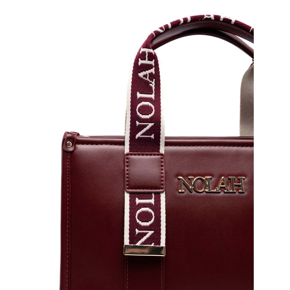 NOLAH Kendra Burgundy τσάντα ώμου & χιαστί