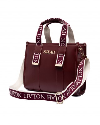 NOLAH Kendra Burgundy τσάντα ώμου & χιαστί