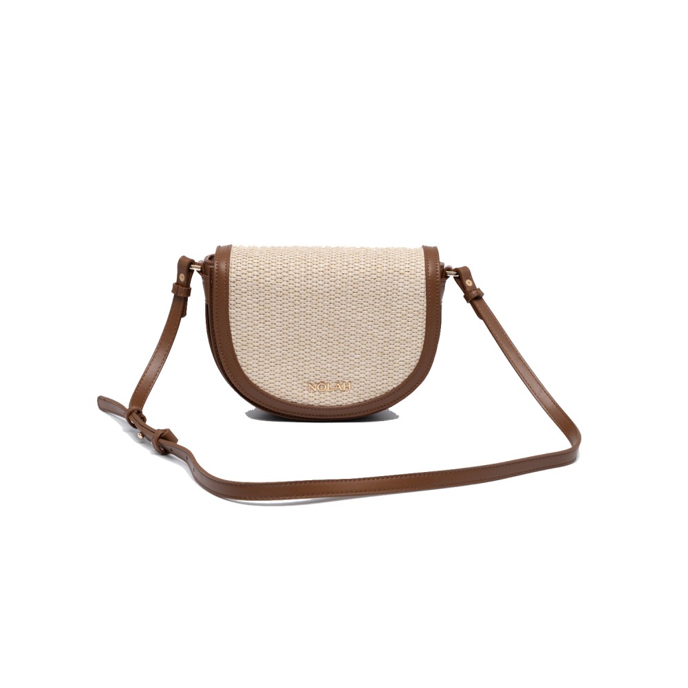 NOLAH Ludmila Brown τσάντα ώμου/χιαστί