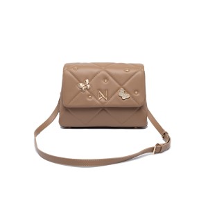 NOLAH Mariposa Beige τσάντα ώμου