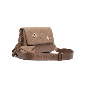 NOLAH Mariposa Beige τσάντα ώμου