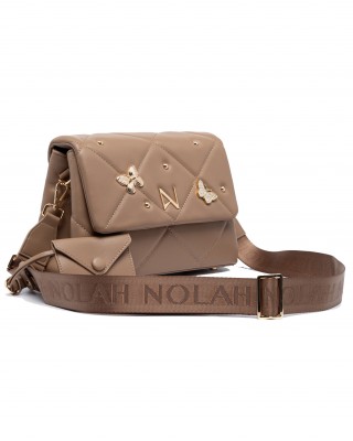 NOLAH Mariposa Beige τσάντα ώμου