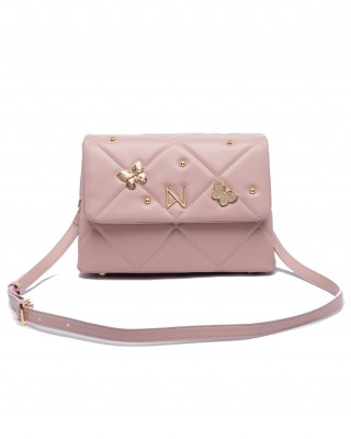 NOLAH Mariposa Pastel Pink τσάντα ώμου