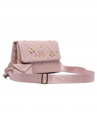 NOLAH Mariposa Pastel Pink τσάντα ώμου