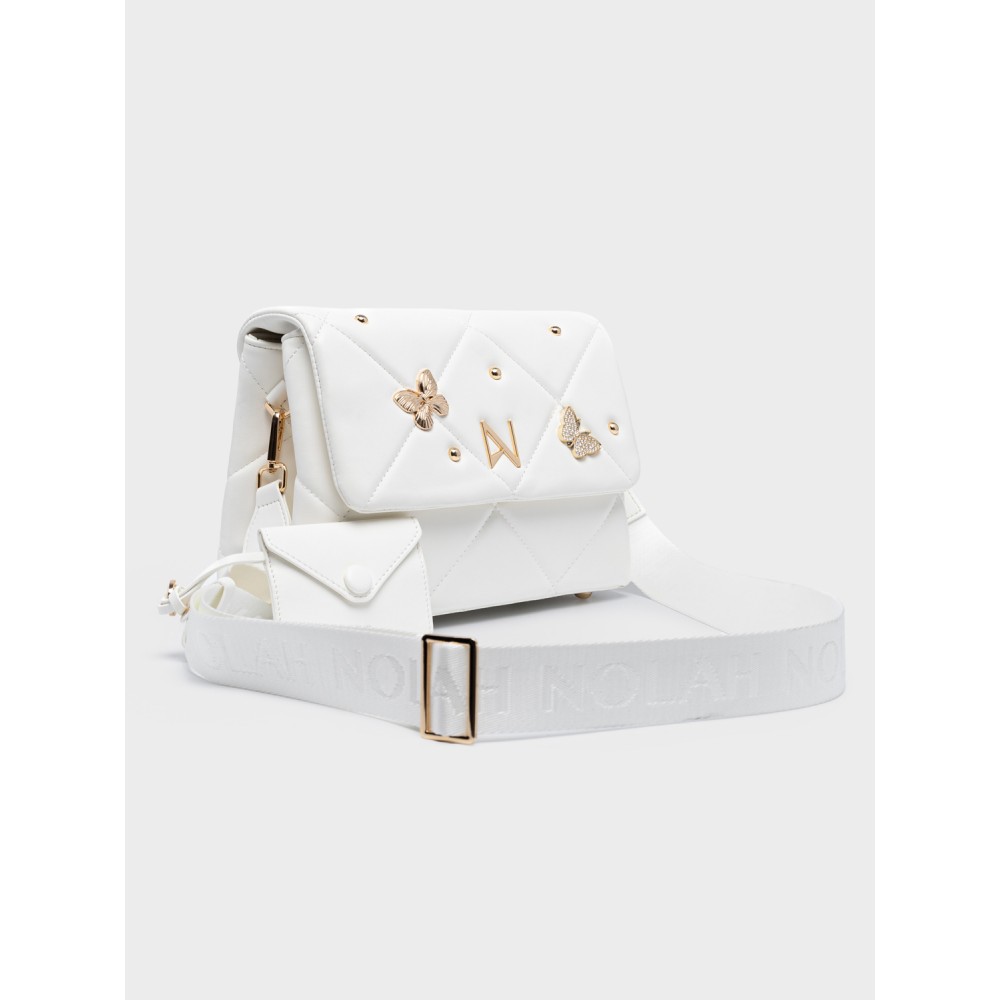 NOLAH Mariposa White τσάντα ώμου