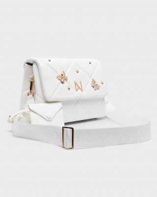 NOLAH Mariposa White τσάντα ώμου