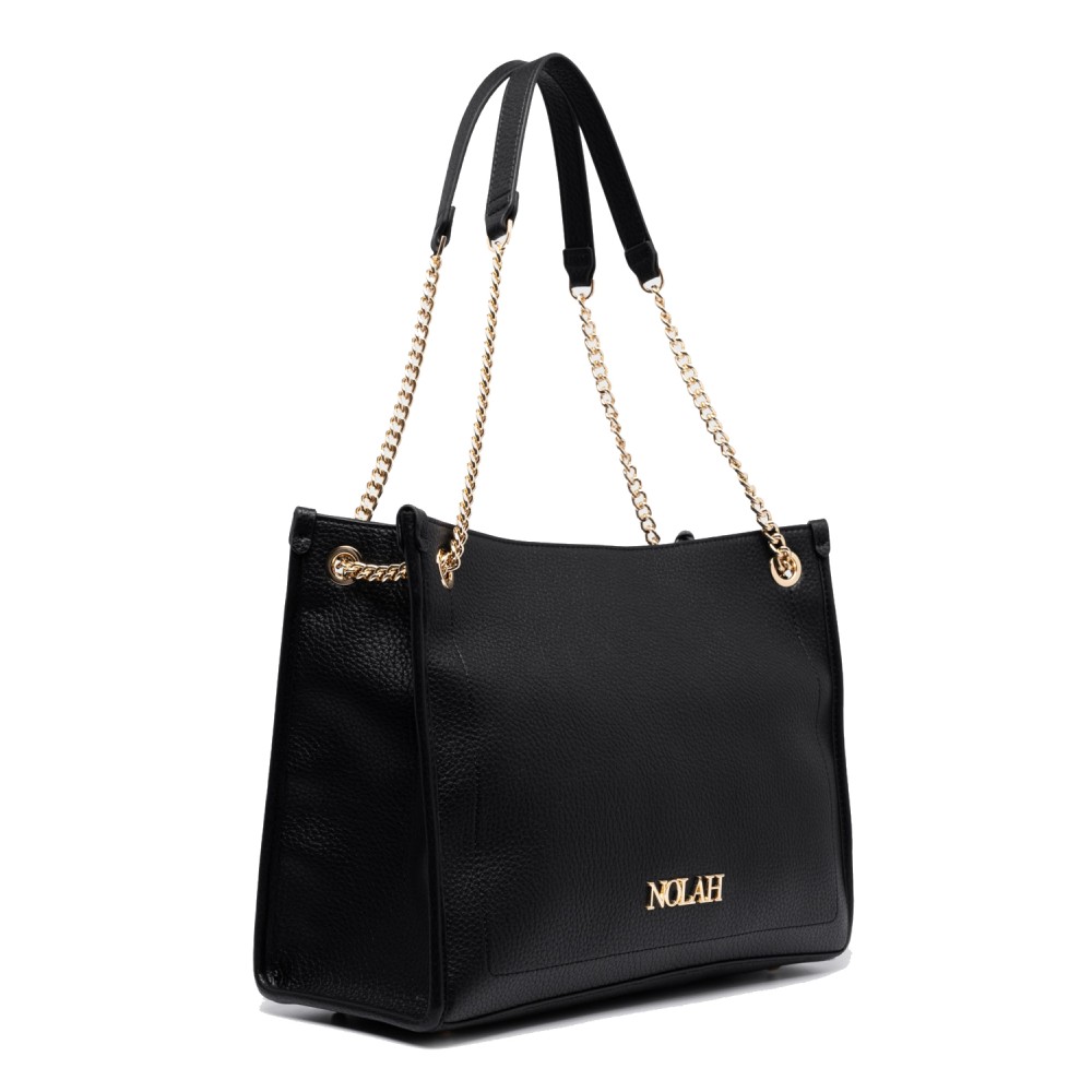 NOLAH Matina Black τσάντα ώμου 