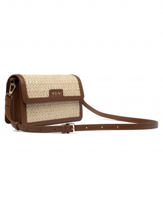 NOLAH Maya Brown τσάντα ώμου/χιαστί