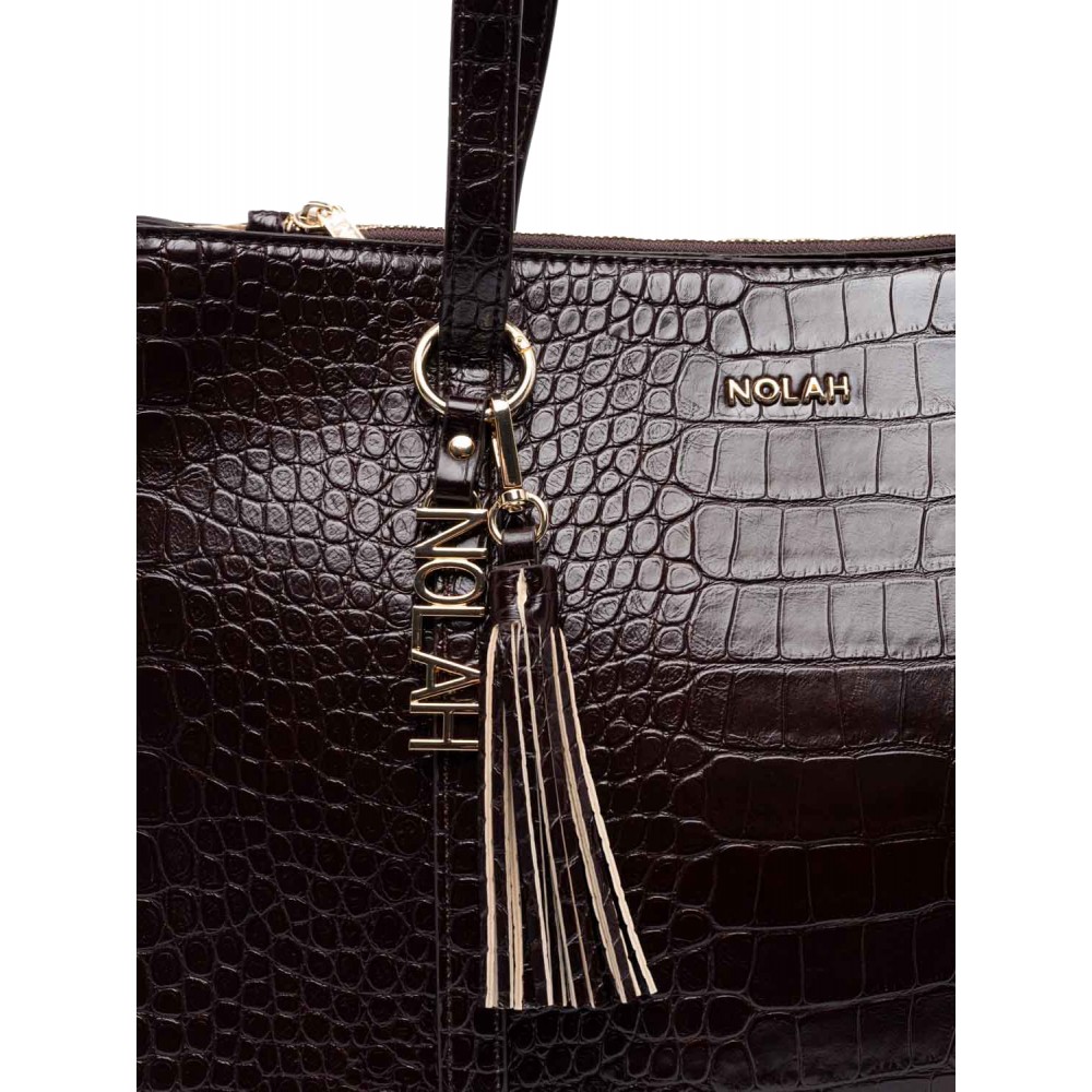NOLAH Melody Dark Brown τσάντα ώμου/χιαστί NOLAH Melody Dark Brown τσάντα ώμου/χιαστί