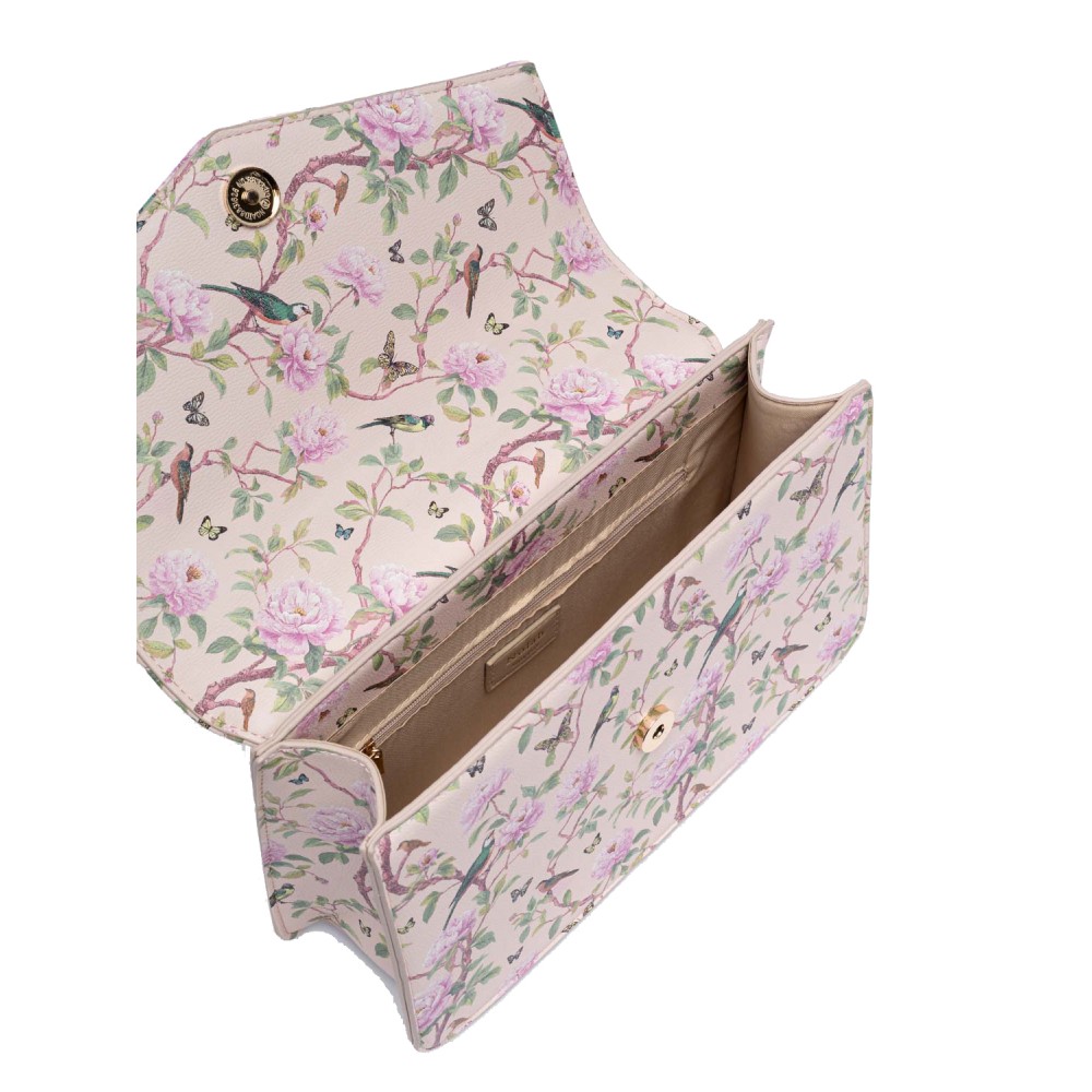 NOLAH Mia Pink Floral τσάντα ώμου/χιαστί