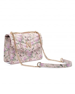 NOLAH Mia Pink Floral τσάντα ώμου/χιαστί